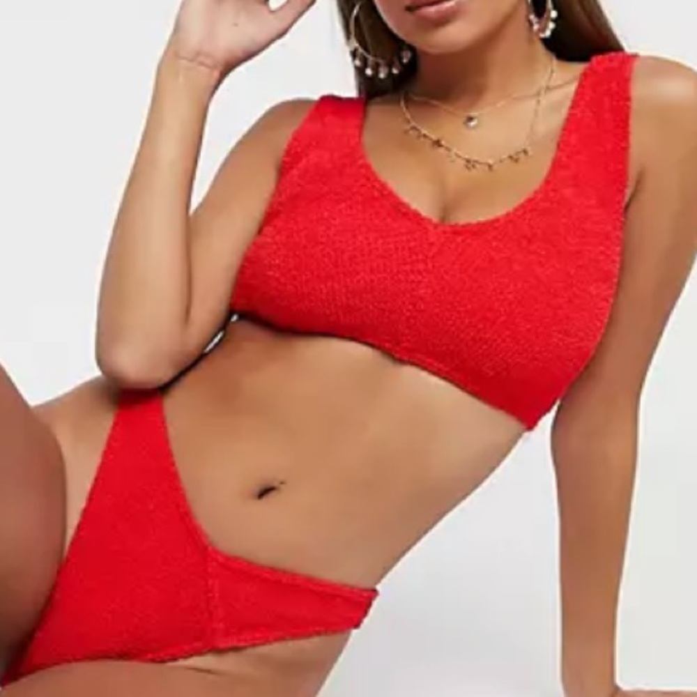 ASOS Stretchy Red Bikini